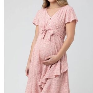 Ripe Maternity Vanessa Front Tie Dress